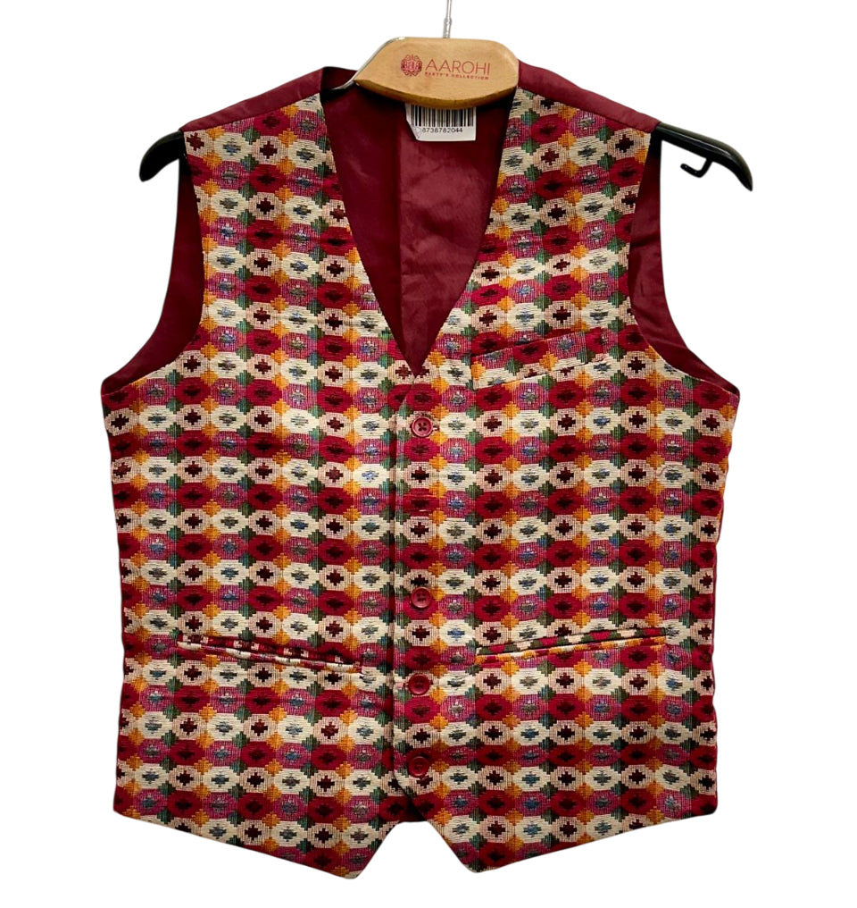 Dhaka Waistcoat Small (34-36")